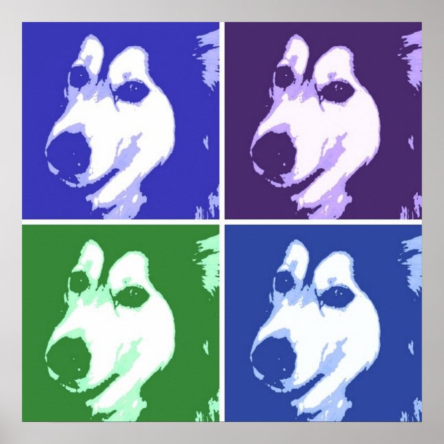 Póster Malamute (Frente)