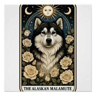 Póster Malamute do Alasca