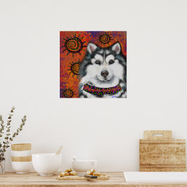 POSTER MALAMUTE DO ALASKA