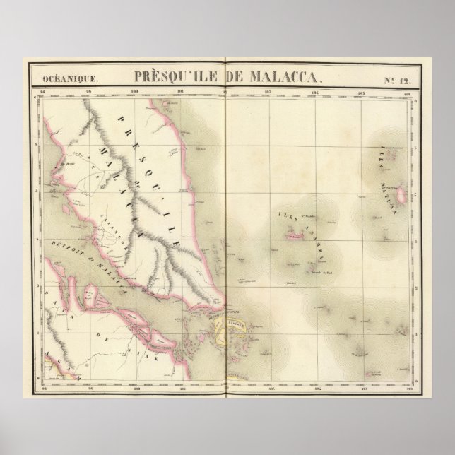 Póster Malásia Oceânia n.o 12 (Frente)
