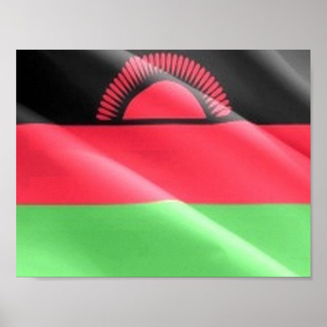 Poster Malawi - Sinalizador de Onda - (Frente)
