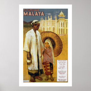 Poster Malaya pitoresco