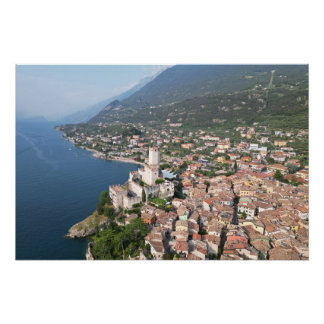 Póster Malcesine Lago de Garda Itália