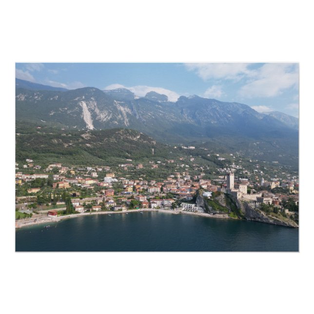 Póster Malcesine Lake Garda Italy (Frente)