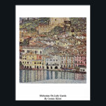 Póster Malcesine No Lago Garda Por Gustav Klimt<br><div class="desc">Malcesina No Lago Garda Por Gustav Klimt. Malcesina No Lago Garda Masterpaper De Gustav Klimt. Gustav Klimt: Pintor Simbolista Austríaco E Um Dos Membros Mais Proeminentes Do Movimento Secessão De Viena. As Suas Grandes Obras Incluem Pinturas,  Murais,  Esboços,  E Outros Objetos De Arte.</div>
