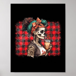Poster Maldito Café Engraçado, fantasia Mamãe Mulheres no
