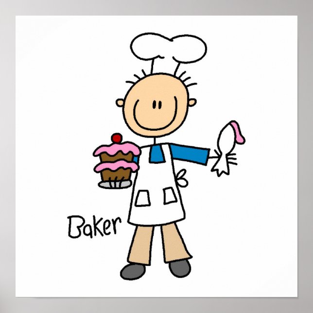 Póster Male Baker (Frente)