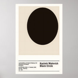 Poster Malevich Black Circle Art Print Suprematism