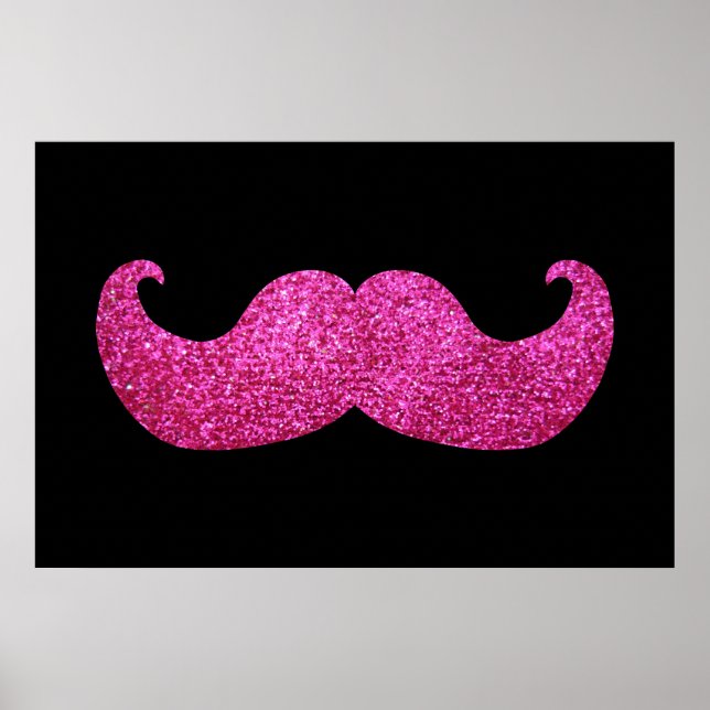 Póster Malgaxe Rosa (Gráfico de Brilhante Falso) (Frente)