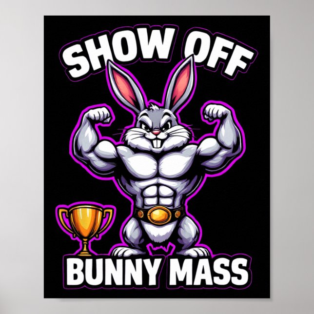 Poster Malhação Bunny Bodybuilder Show Do Bunny M Engraça (Frente)