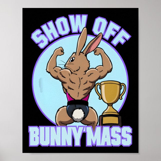 Poster Malhação Bunny Bodybuilder Show Do Bunny M Engraça (Frente)
