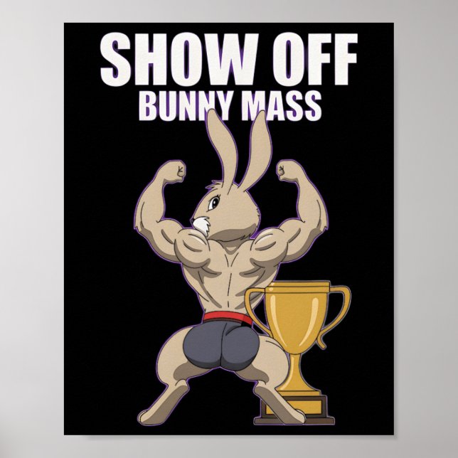 Poster Malhação Bunny Bodybuilder Show Do Bunny M Engraça (Frente)