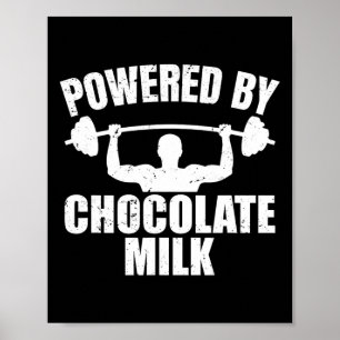 Poster Malhação de chocolate Leite e ginástica