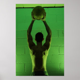 Póster malhação de pré-esforço