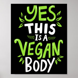 Poster Malhação de Vegan para construção de bases naturai