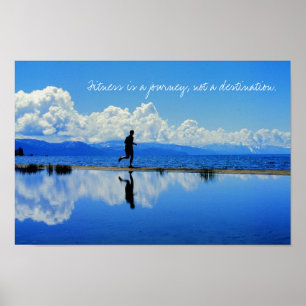 Póster Malhação é uma jornada, não um destino.