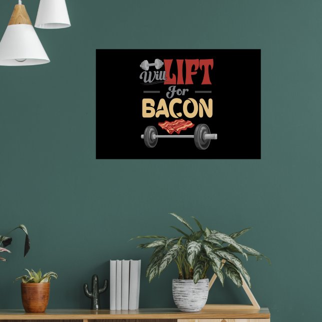 Poster Malhação Levantará Para Bacon Bodybuilder, Diversã (Sala de Estar 1)