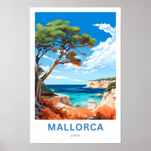Poster Mallorca Espanha Travel Print