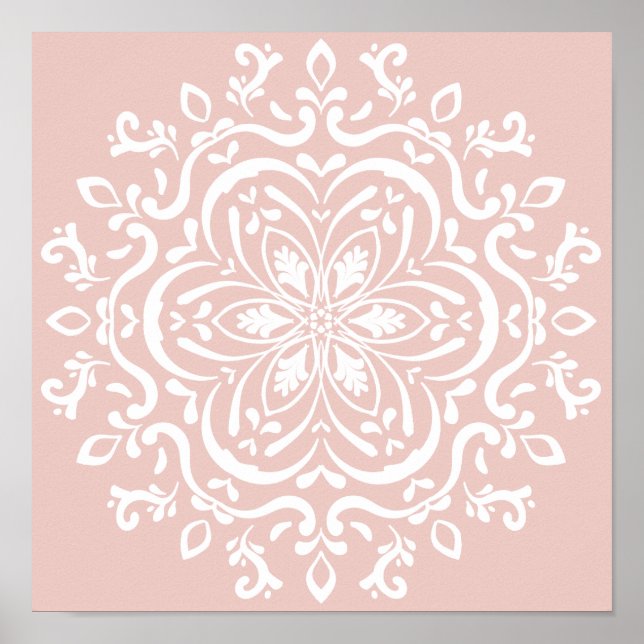 Póster Mallow Mandala (Frente)