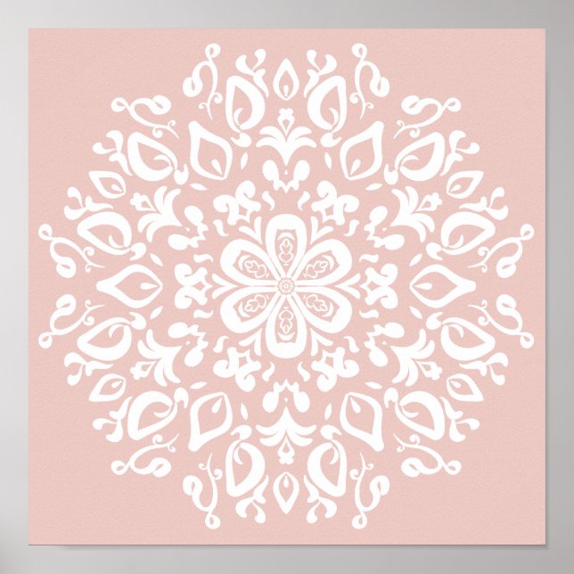 Póster Mallow Mandala (Frente)