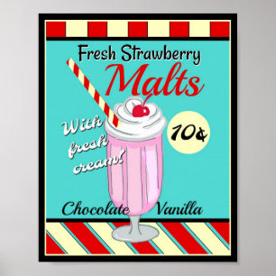 Poster Malte retro
