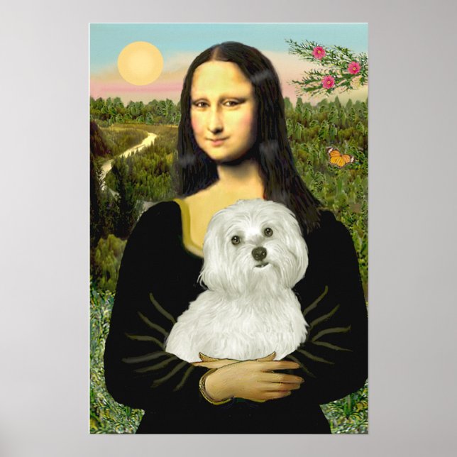 Póster Maltês 11 - Mona Lisa (Frente)