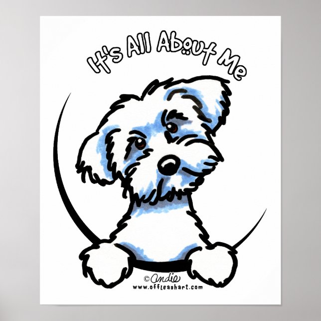 Poster Maltês é tudo sobre mim (Frente)