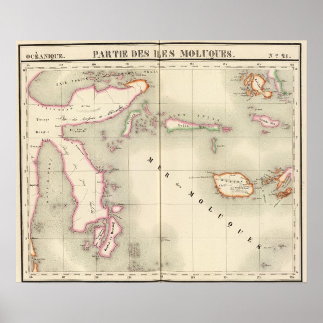 Póster Maluku Oceânia n.o 21 (Frente)