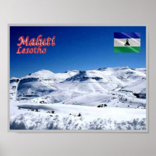 Poster Maluti - Lesoto -