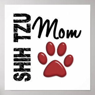 Póster Mamã 2 de Shih Tzu
