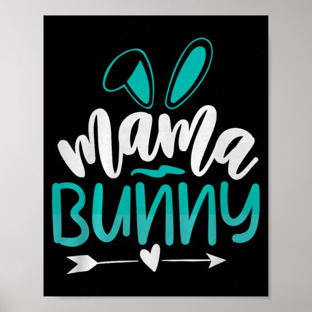 Poster Mama Bunny Premium Tri-blend  (Frente)