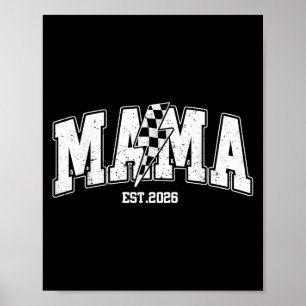 Poster Mama Est 2026 Anunciação De Gravidez Lightning Bol