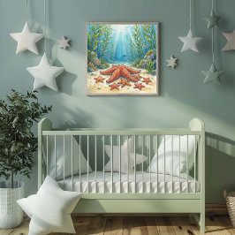 Poster Mama Starfish e Berçário dos Bebês