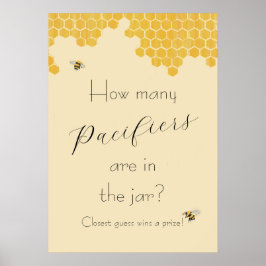 Poster Mama to Bee Baby Shower GamePoster