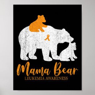 Poster Mama Ursa Sensibilização Para Mulheres Homens