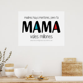 Poster Mama vales millones