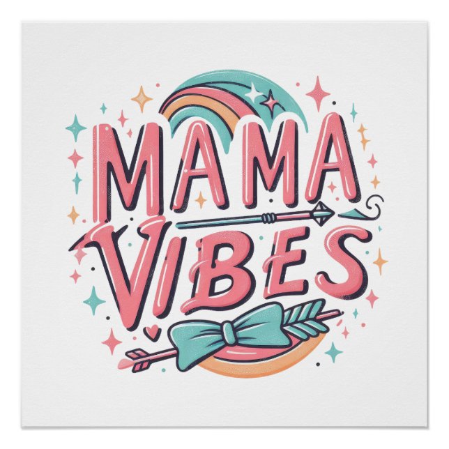 Póster Mama Vibes (Frente)