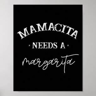 Poster Mamacita Precisa De Uma Margarita Cinco De Mayo Sw