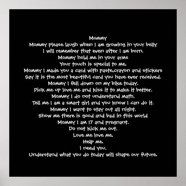 Poster Mamãe (Frente)