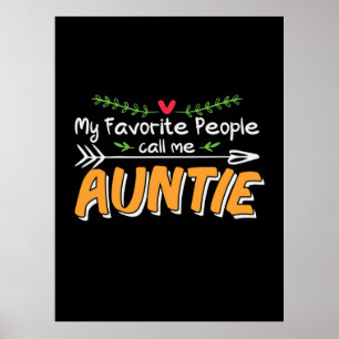 Poster Mamãe Art Favorito Pessoas Me Chame De Tia