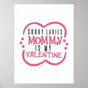 Poster Mamãe De Presente De casal É Meu Namorados