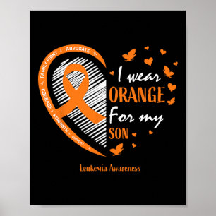 Poster Mamãe Homens Eu Visto Laranja Para Meu Filho Leuce