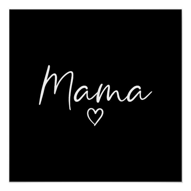 Póster Mamãe Oferece Presentes Para Mulher Dia de as mães (Frente)
