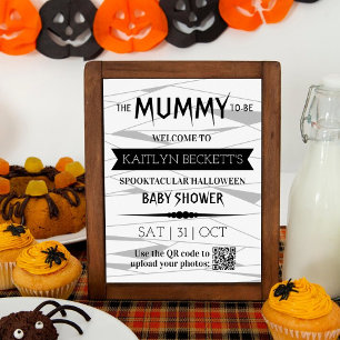 Poster Mamãe Ser Boas-vindas ao Chá de fraldas Hallowee