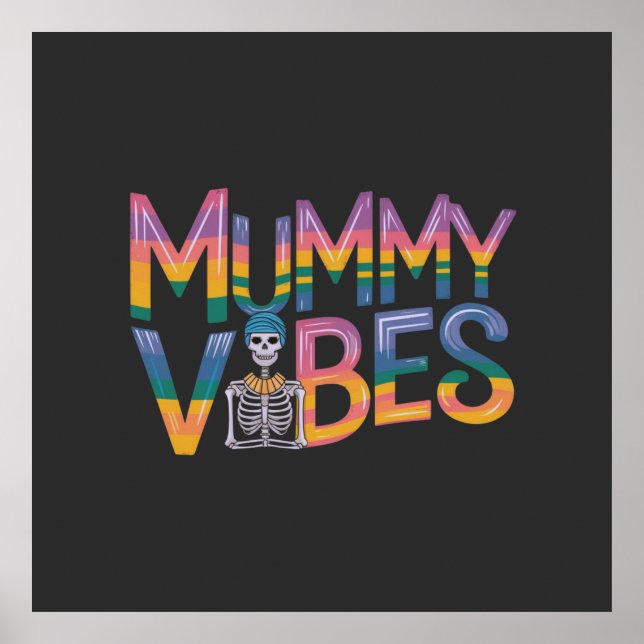 Poster Mamãe Vibes: Traga diversão para o Halloween (Frente)