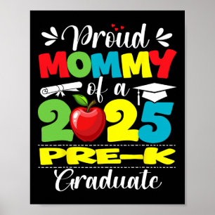 Poster Mamães Orgulhosas De Pré-Graduação Do Formando Pré