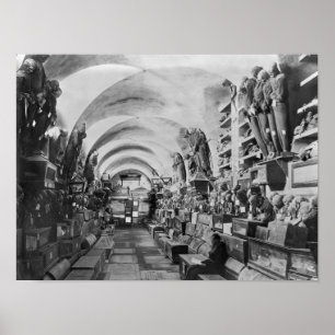 Póster Mamãs do catacomb de Palermo, Italia