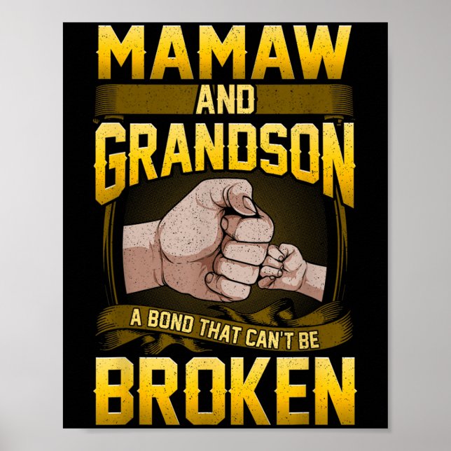 Poster Mamaw E Neto Um Laço Que Não Pode Ser Quebrado Cam (Frente)