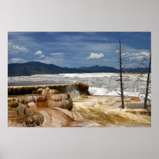 Poster Mammoth Terraces