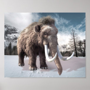 Poster Mammoth Woolly